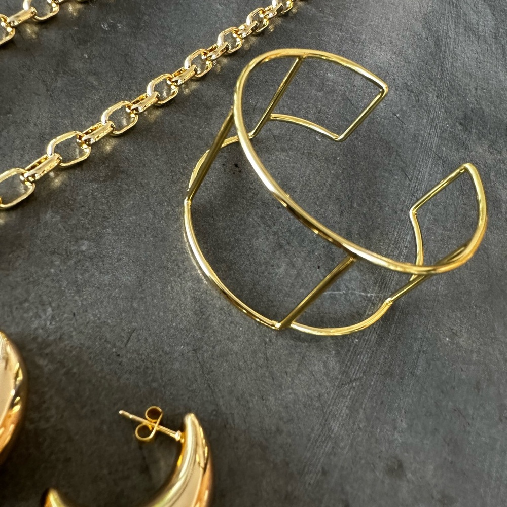 Style on Gold Plated Cuff
